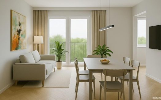 Wyjątkowa kawalerka z balkonem w Górnej Oruni