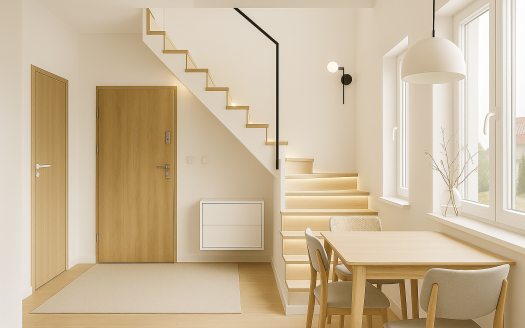 Dwupoziomowe mieszkanie w stanie deweloperskim