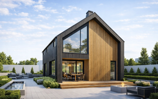 Nowoczesny, wolnostojący dom w Kolbudach